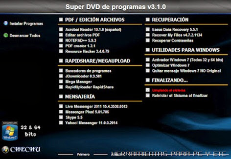 Super DVD de Programas 2012 V3.1.0 Español Super DVD de Programas 2012 V3.1.0 Español