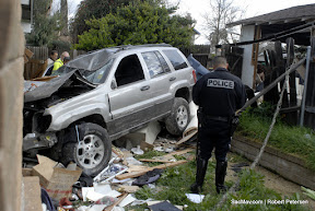 View more images from this incident News_120301_VehicleThruStructures_ROP-003.JPG
