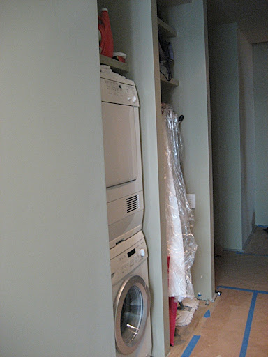 My laundry closet is such a mess and needs a total renovation.