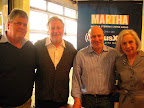Colman Andrews, Jonathan Waxman, Tom Colicchio and Florence Fabricant