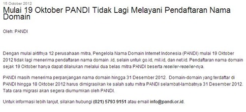 pandi stop daftar domain