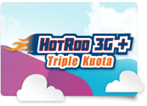 Paket Internet HotRod 3G+ Triple Kuota XL Paket Internet HotRod 3G+ Triple Kuota XL