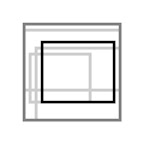 rectangle study 36, 2012, digital c-print (single edition), 40 x 40 in.