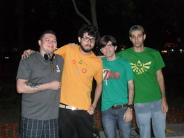 A equipe Nintendo Blast foi e curtiu o evento! Jean Aluhandri, Daniel Machado, Rodrigo Estevam e Jaime Ninice. SDC10533_2