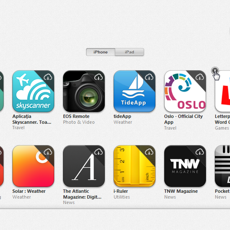 Fors Hide Apps From IPhone s Purchased List