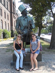 Copenhagen, Denmark - Having a conversation with Hans Christian Andersen