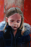 Esther - 60 x 80 cm - olieverf op paneel (opdracht)