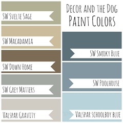 Decor and the Dog Paint Colors