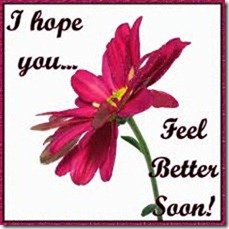 Feel better soon!