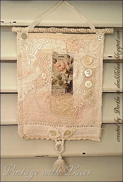 Fabric Collage by Den Lille Lade Fabric Collage by Den Lille Lade