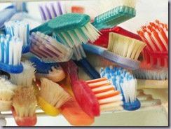 old toothbrushes