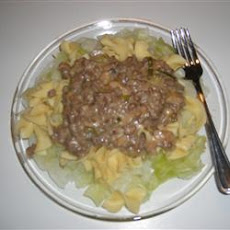 No Sour Cream Beef Stroganoff