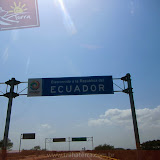 Entrada no Equador - Panamericana Norte