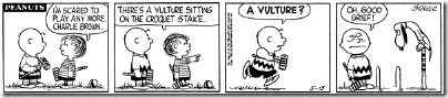 Peanuts 1958-05-13 - Snoopy as a vulture