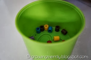 Green stacking cup Green stacking cup