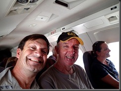 AF - Geoff & Tony on the plane