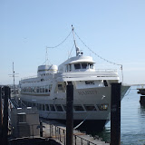 Large Ship in Boston Harbor
