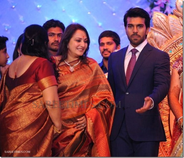 Madhuri Dixit at Ram Charan Reception Stills