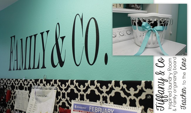 Laundry room make over inspired by Tiffany and Co Laundry room make over inspired by Tiffany and Co
