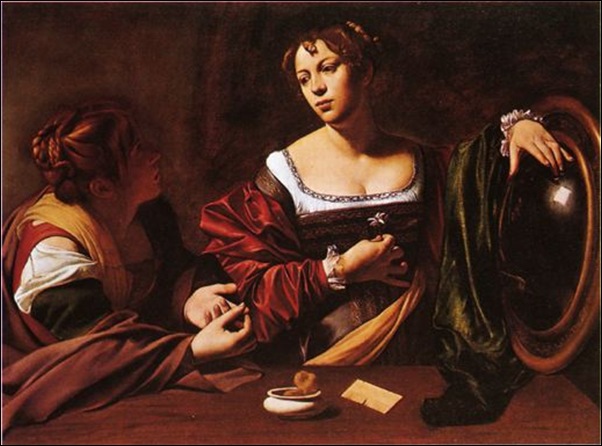 Le Caravage, La conversion de Marie -Madeleine