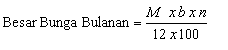 Bunga Bulanan Bunga Bulanan