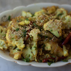 Spicy Cauliflower with Sesame