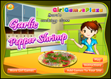 Sara - Pepper garlic shrimp Pepper garlic shrimp