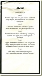 29 - Menu-Mike&Karen's Wedding