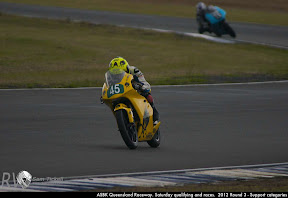ASBK Queensland Raceway. Saturday qualifying and races.  2012 Round 3 - Support categories