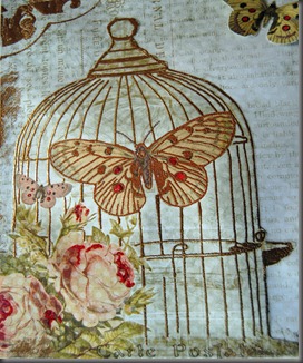 embossed cage