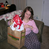 Debbie Opens Anniversary Gift