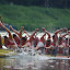Rum Paddlers op de 200 meter. Ploeg komt uit Berlijn