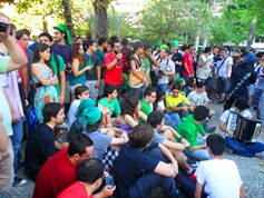 O evento foi uma verdadeira e grande reunião social SAM_0752