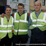 The Fire Brigade team who took part in the Traders' Race in the Crossmolina Festival. The event was sponsored by Ballina Beverages Coca-Cola. Picture: John O'Grady.