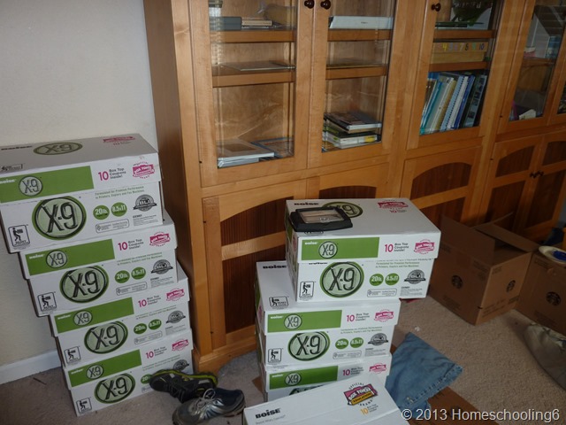 Packed School Books