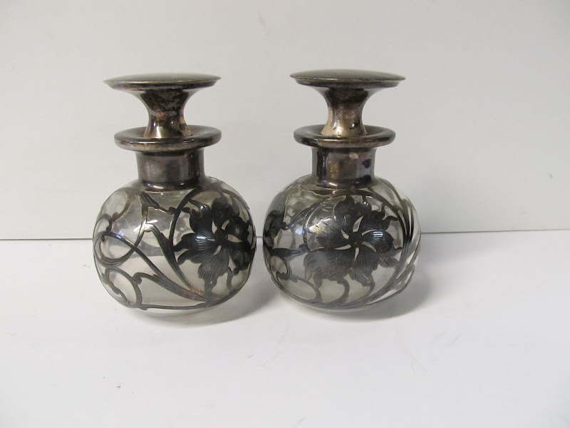 Sterling Accents Perfume Bottle Pair