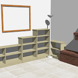 3d Design for Custom Bookshelves