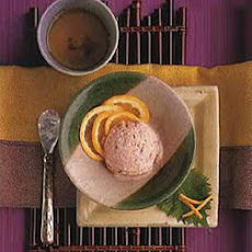 Plum Sherbert with Orange Juice and Plum Wine