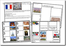 Click to download FREE FRANCE lapbook from www.livinglifeintentionally.blogspot.com