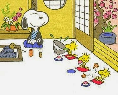 snoopy's tea ceremony