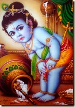 [Krishna with butter]