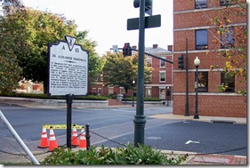 Dr. Alexander Humphreys marker at intersection with S. Augusta & W. Johnson Sts.