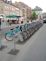 Free bicycles in Namur Photo Free bicycles in Namur Photo