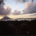 Sunset view on Bunaken island