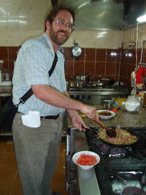 Day 10 : Mark learns to prepare the filling of Mousakka