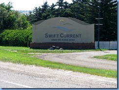8580 Saskatchewan Trans-Canada Highway 1 Swift Current - sign
