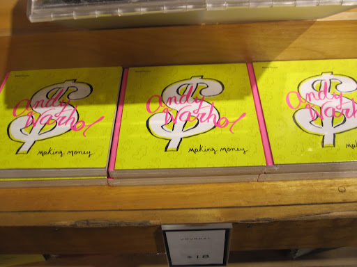 Andy Warhol Making Money can be found at the back of the shop.