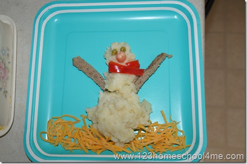 Olaf inspired lunch Olaf inspired lunch