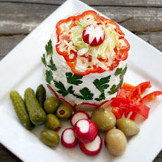 Free Form Club Sandwich Cake