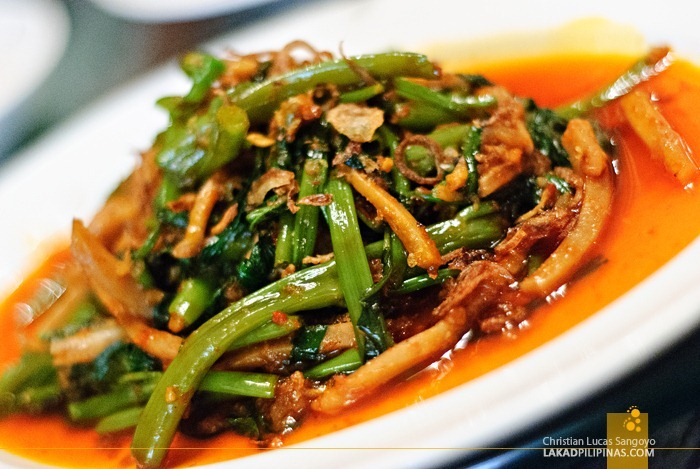 Seasonal Green Vegetables at Singapore's Blue Ginger Restaurant 